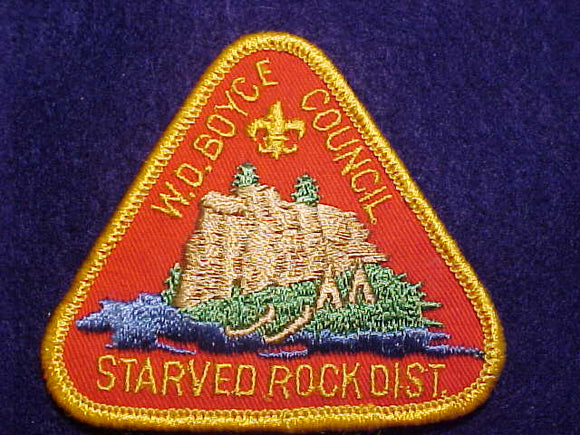 STARVED ROCK DISTRICT PATCH, W. D. BOYCE COUNCIL