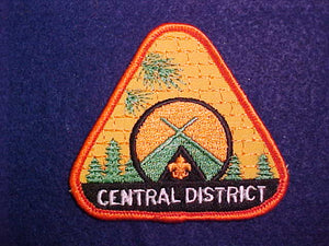 CENTRAL DISTRICT, CLOTH BACK