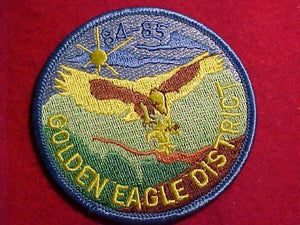 GOLDEN EAGLE DISTRICT, 1984-85
