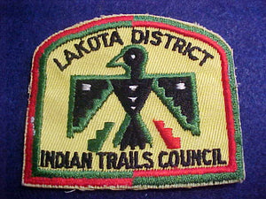 LAKOTA DISTRICT, INDIAN TRAILS COUNCIL, USED