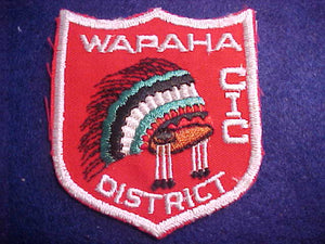 WAPAHA DISTRICT, CENTRAL INDIANA COUNCIL