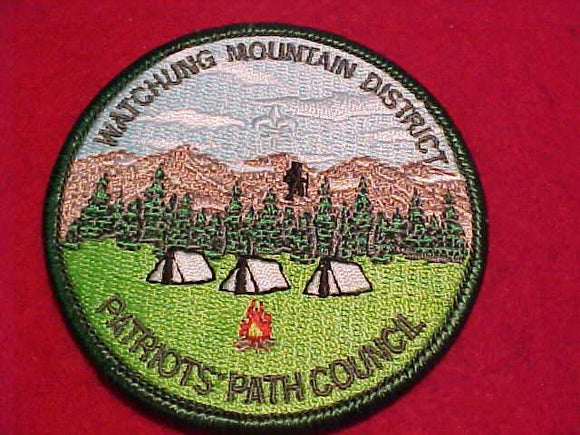 WATCHUNG MOUNTAIN DISTRICT PATCH, PATRIOTS' PATH C.