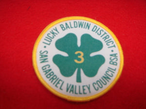 Lucky Baldwin District San Gabriel Valley Council