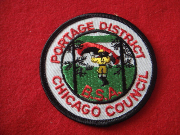 Portage District Chicago Council, rolled bdr.