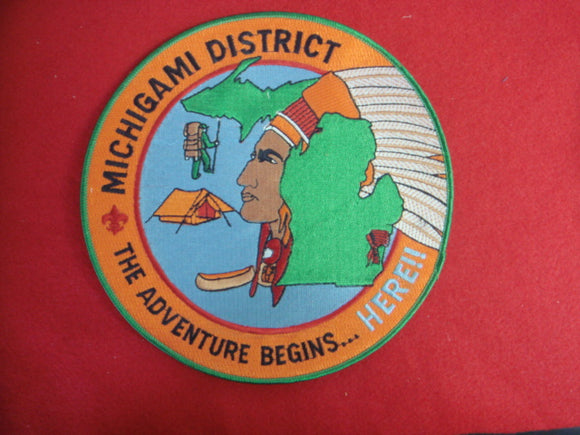 Michigami District 8 Round Jacket Patch