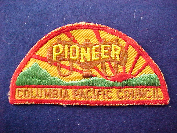 pioneer, columbia pacific council, used