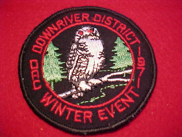 1971, DETROIT AREA C., DOWNRIVER DISTRICT WINTER EVENT