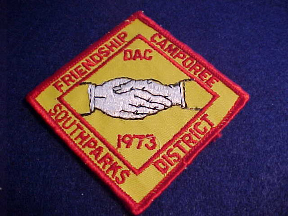 1973, DETROIT AREA C., SOUTHPARKS DISTRICT FRIENDSHIP CAMPOREE