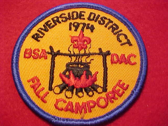 1974, DETROIT AREA C., RIVERSIDE DISTRICT FALL CAMPOREE