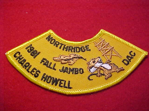 1981, DETROIT AREA C., NORTHRIDGE DISTRICT FALL JAMBO, CHARLES HOWELL