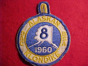 1960 DETROIT AREA C., DISTRICT 8, ALASKAN KLONDIKE, USED