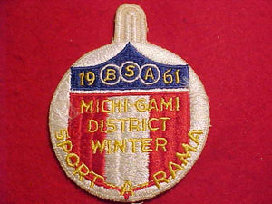 1961 DETROIT AREA C., MICHI-GAMI DISTRICT, WINTER SPORT-A-RAMA