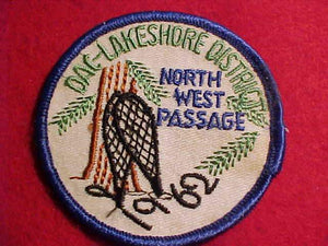 1962 DETROIT AREA C., NORTH WEST PASSAGE
