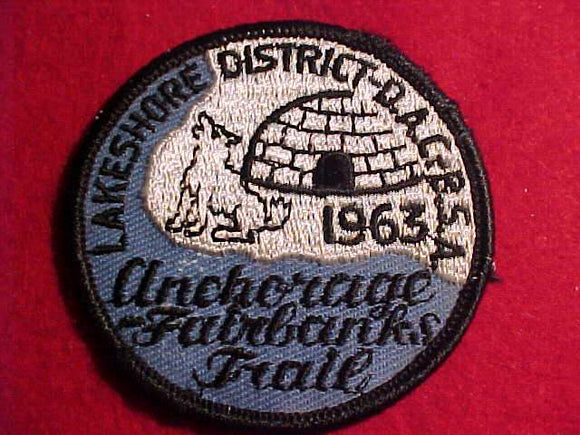 1963 DETROIT AREA C., LAKESHORE DISTRICT, ANCHORAGE FAIRBANKS TRAIL
