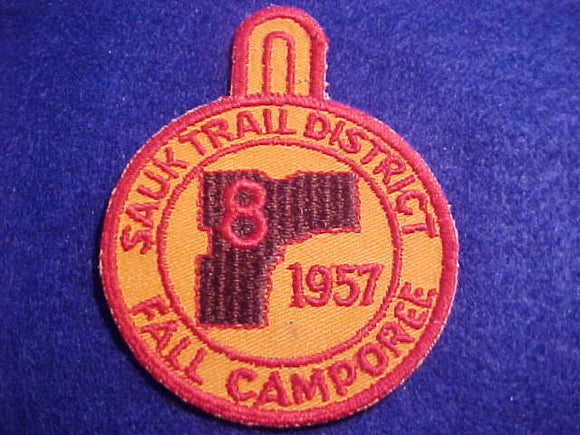 1957, DETROIT AREA C., SAUK TRAIL DISTRICT 8 FALL CAMPOREE