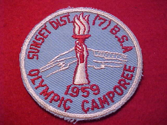 1959, DETROIT AREA C., SUNSET DISTRICT 7 OLYMPIC CAMPOREE
