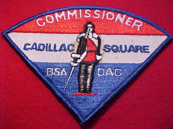 1960'S, DETROIT AREA C., CADILLAC SQUARE DISTRICT COMMISSIONER, USED