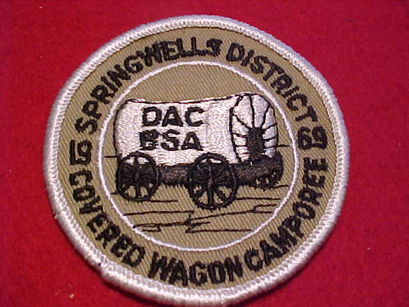 1969, DETROIT AREA C., SPRINGWELLS DISTRICT COVERED WAGON CAMPOREE