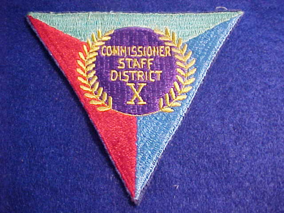 1950'S, DETROIT AREA C., DISTRICT 10 COMMISSIONER STAFF