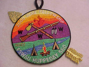 2009 DIXIE FELLOWSHIP PATCH, ESWAU HUPPEDAY 560, HOST