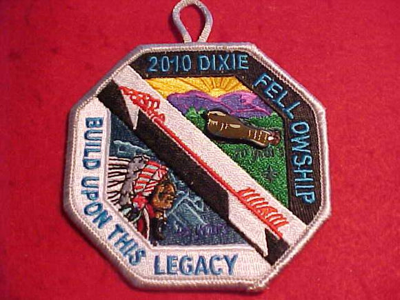 2010 DIXIE FELLOWSHIP PATCH + PARTICIPATION PIN