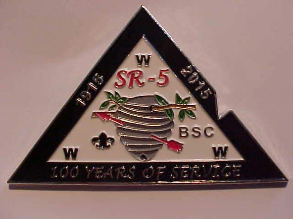 2015 DIXIE FELLOWSHIP PARTICIPATION PIN, SECTION SR-5