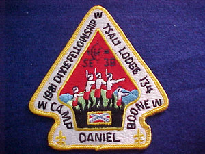 1981 SECTION SE3B DIXIE FELLOWSHIP PATCH