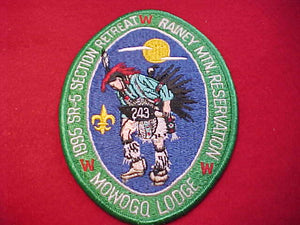 1995 SR-5, DIXIE SECTION RETREAT, HOST LODGE 243-MOWOGO, RAINEY MTN. RESV., GREEN BDR.