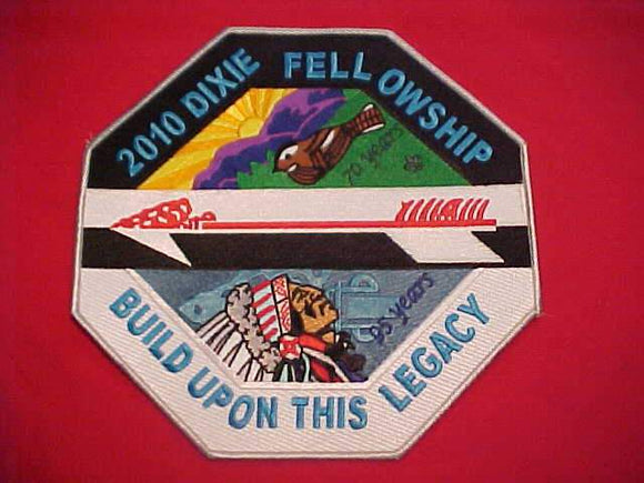 2010 DIXIE FELLOWSHIP JACKET PATCH, SECTION SR5