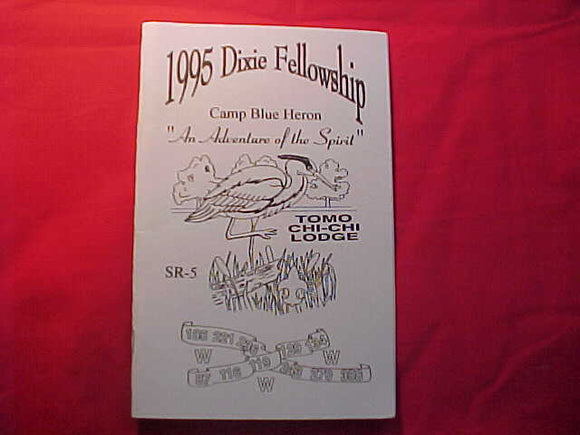 1995 DIXIE FELLOWSHIP BOOKLET, SECTION SR5, 38 PAGES