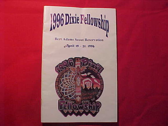 1996 DIXIE FELLOWSHIP BOOKLET, SECTION SR5, 40 PAGES