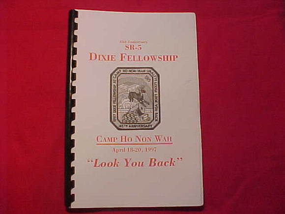 1997 DIXIE FELLOWSHIP BOOKLET, SECTION SR5, 50 PAGES