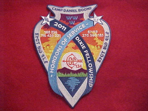2011 SECTION SR5 DIXIE FELLOWSHIP JACKET PATCH