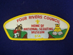 Four Rivers C s6, Home of National Scouting Museum, pale blue water