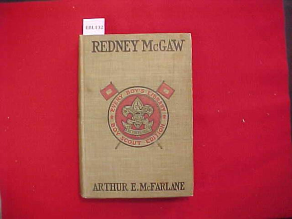 REDNEY MCGAW, ARTHUR E. MCFARLANE, TYPE 2A, KHAKI COVER, PRINTED 1915, DISCOLORED/WORN COVER
