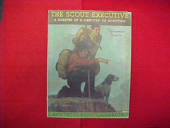 1934 THE SCOUT EXECUTIVE EQUIPMENT NUMBER,A QUARTER OF A CENTURY OF SCOUTING,8.5