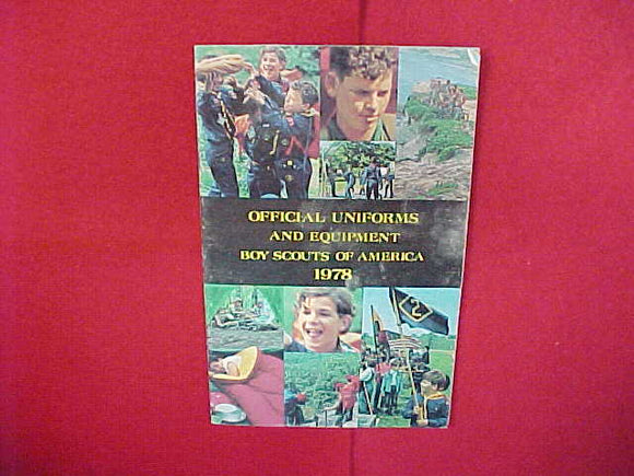1978 OFFICIAL UNIFORMS AND EQUIPMENT,BSA,5.5