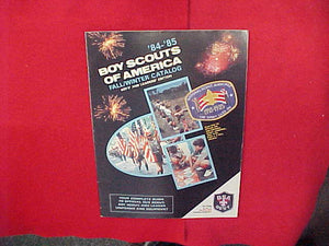 1984-85 BSA CUB SCOUT AND BOY SCOUT UNIFORMS AND EQUIPMENT,BOYS' AND LEADERS' EDITION,8.5 X 11,48 PAGES