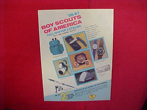1986 BSA TIGER CUBBING,CUB SCOUTING AND BOY SCOUTING UNIFORMS AND EQUIPMENT,8.5" X 11",48 PAGES