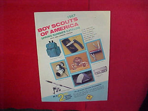 1987 BSA TIGER CUBBING,CUB SCOUTING AND BOY SCOUTING UNIFORMS AND EQUIPMENT,8.5 X 11,51 PAGES