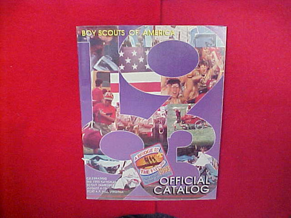 1993 BOY SCOUTS OF AMERICA OFFICIAL CATALOG,8.5 X 11,107 PAGES
