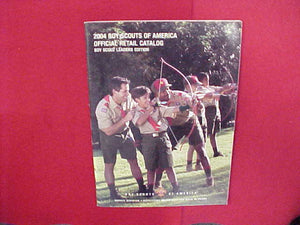 2004 BOY SCOUTS OF AMERICA OFFICIAL RETAIL CATALOG,LEADERS EDITION,8.5 X 11,110 PAGES