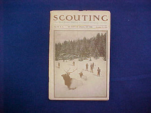 NOVEMBER 1919 SCOUTING EQUIPMENT NUMBER CATALOG, 5.5" X 8", 128 PAGES, VERY GOOD CONDITION