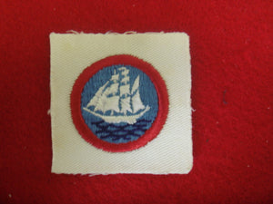 Sea Scout Long Cruise on White Twill Cloth Back 1930-Present