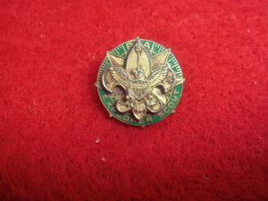 Explorer Scout Universal Lapel Pin 1935-49 15MM Diameter Markered "Sterling" on Back