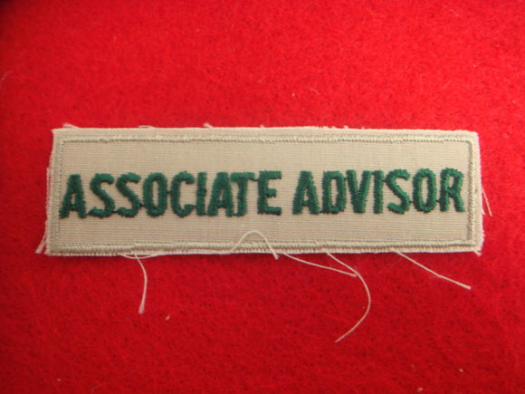 Associate Advisor