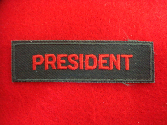 President 1958-79 Plastic Back