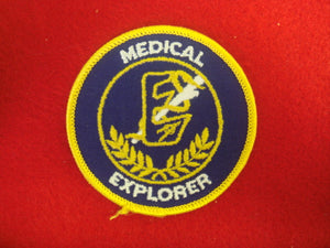 Medical Explorer Patch, Dk. Yellow Bdr.