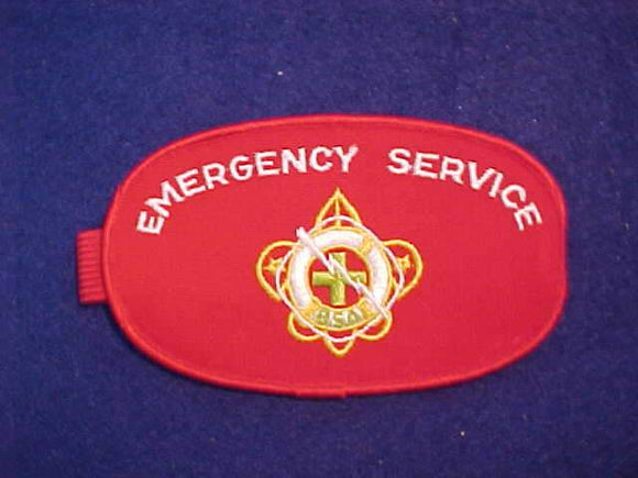EMERGENCY SERVICE 1941-48 OVAL PATCH ARMBAND