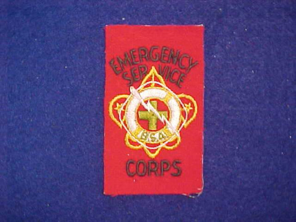 EMERGENCY SERVICE 1941-48 CORPS PATCH